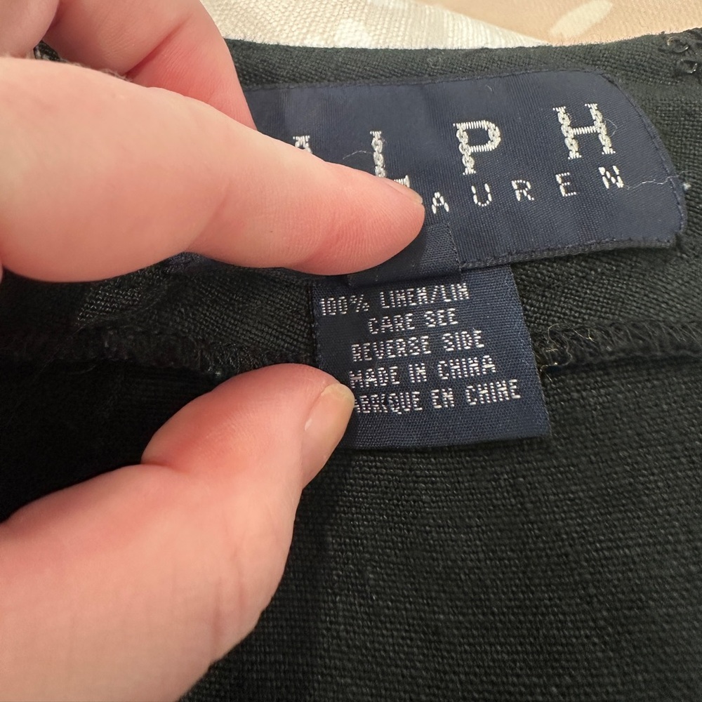 Ralph Lauren Linen Maxi Skirt in Gray - Picture 8 of 9